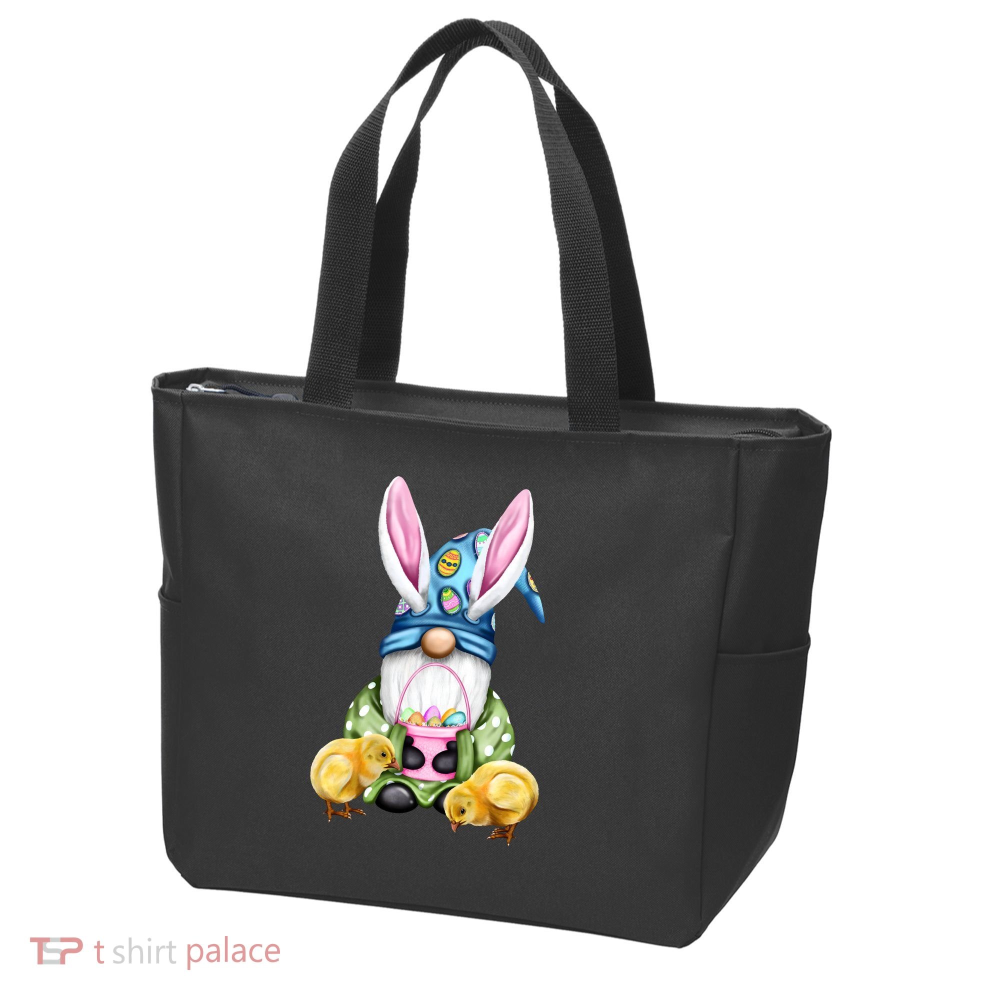 Funny Easter Gnome Tote Bag