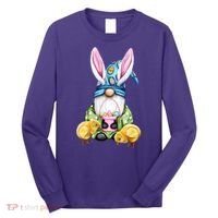 Funny Easter Gnome Long Sleeve Shirt thumb 0