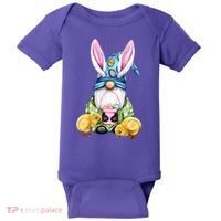 Funny Easter Gnome Baby Bodysuit thumb 0