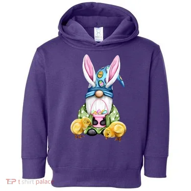 Funny Easter Gnome Toddler Hoodie