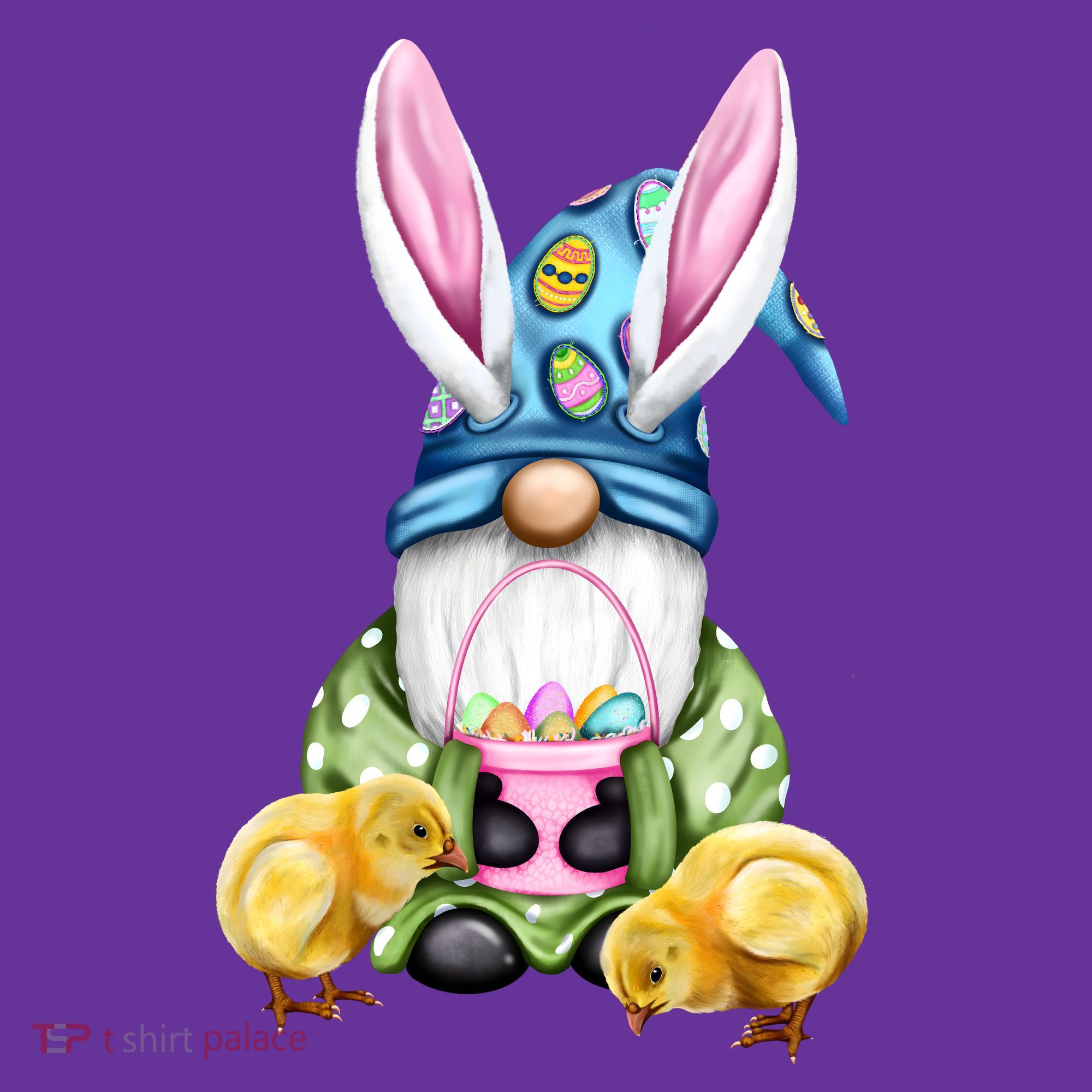 Funny Easter Gnome Women's Long Sleeve Shirt