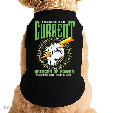 Funny Electrician Gift Electrical Engineer Lineman Doggie Tank