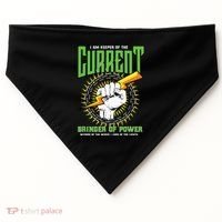 Funny Electrician Gift Electrical Engineer Lineman USA-Made Doggie Bandana thumb 0