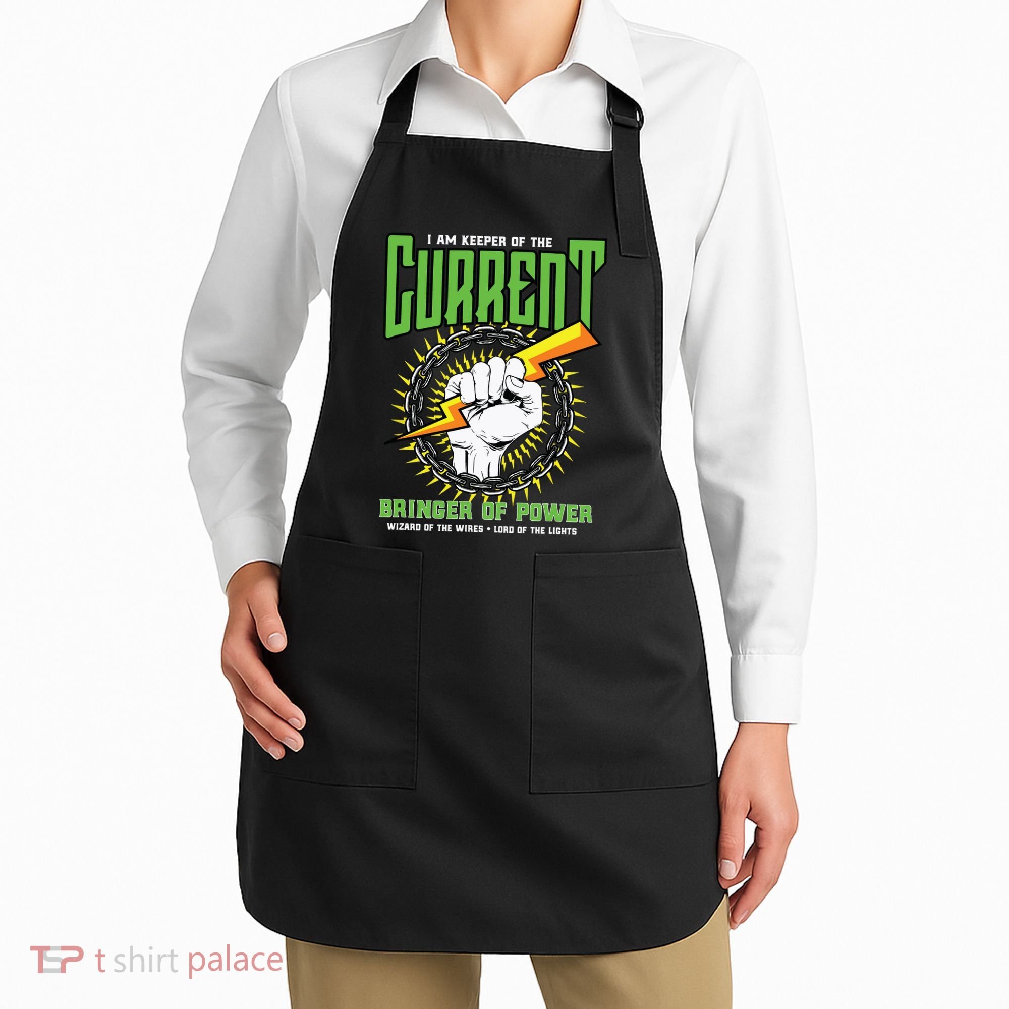Funny Electrician Gift Electrical Engineer Lineman Apron
