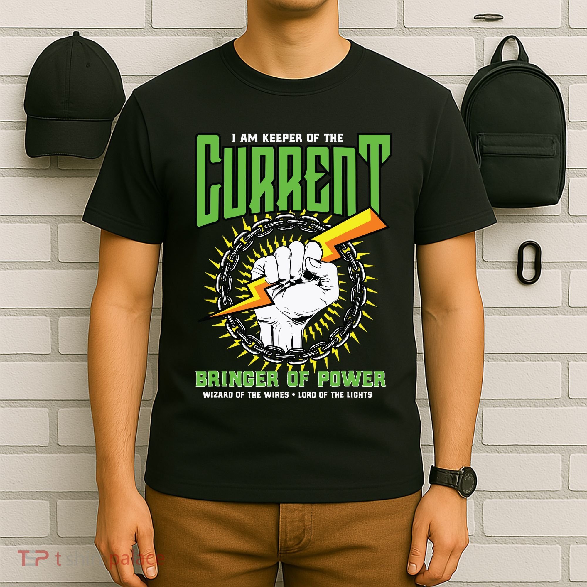 Funny Electrician Gift Electrical Engineer Lineman T-Shirt