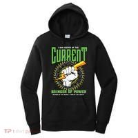 Funny Electrician Gift Electrical Engineer Lineman Women's Hoodie thumb 0