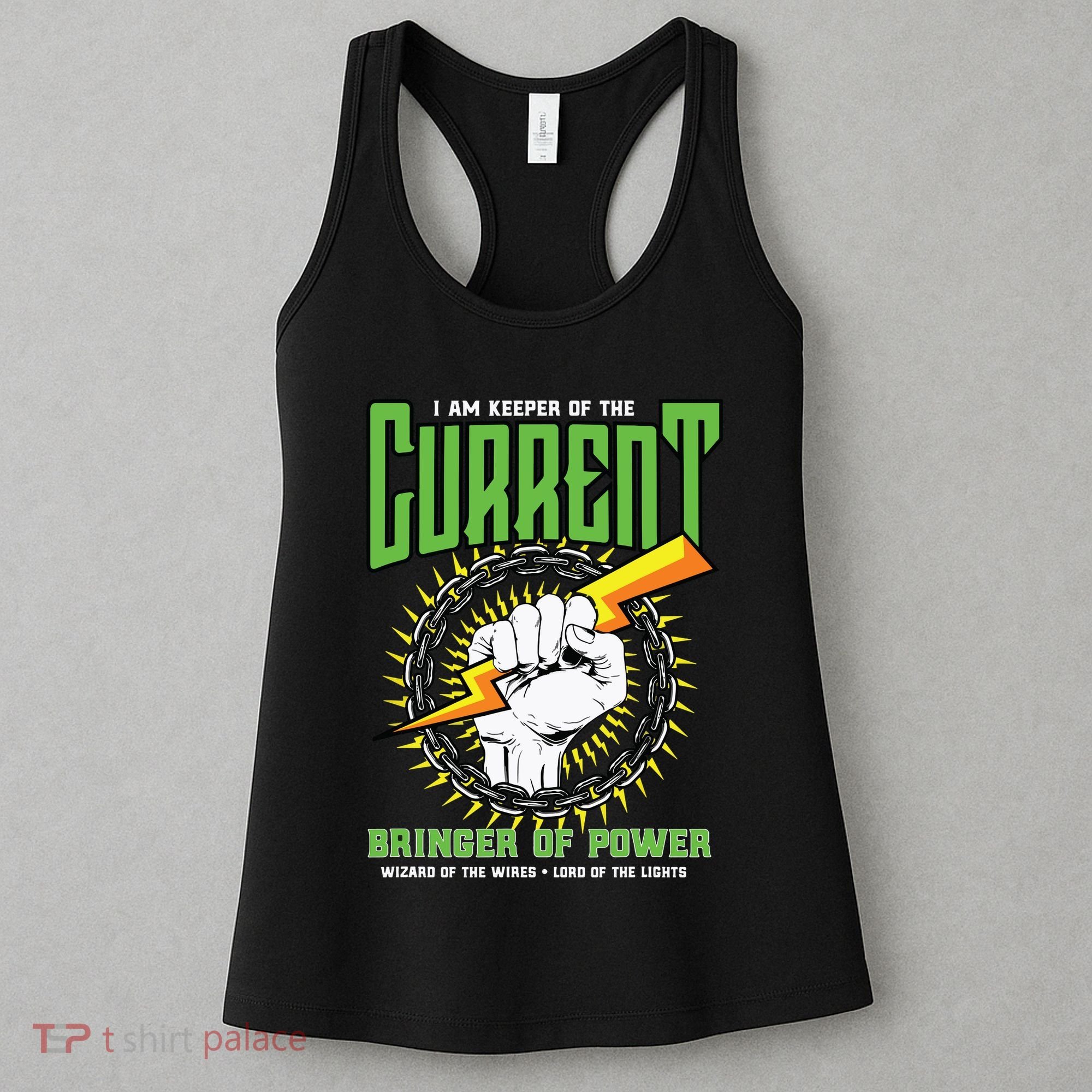 Funny Electrician Gift Electrical Engineer Lineman Women's Tank Top