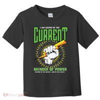 Funny Electrician Gift Electrical Engineer Lineman Toddler T-Shirt thumb 0
