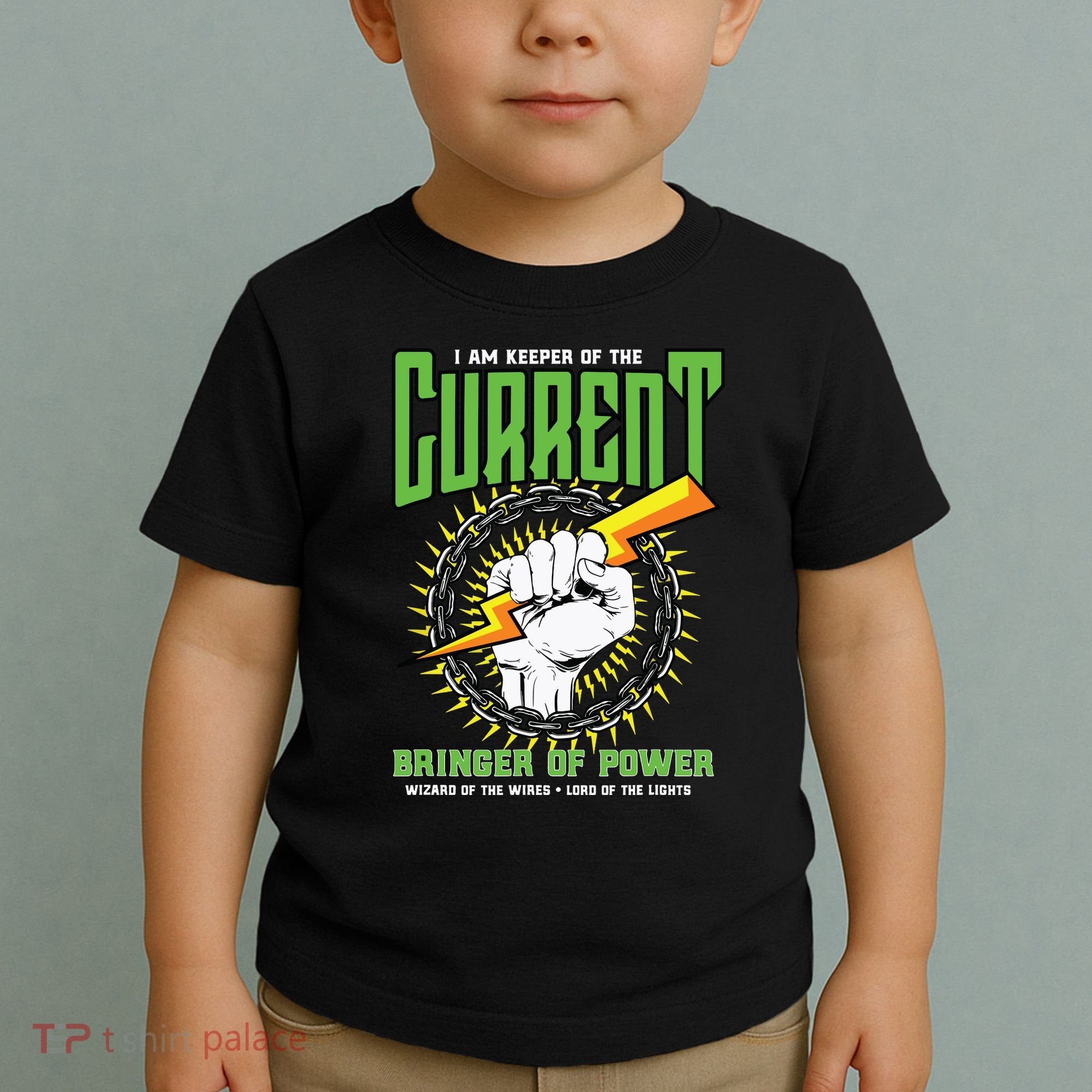 Funny Electrician Gift Electrical Engineer Lineman Toddler T-Shirt