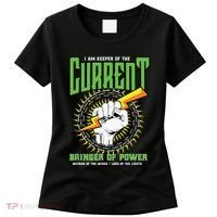 Funny Electrician Gift Electrical Engineer Lineman Women's T-Shirt thumb 0