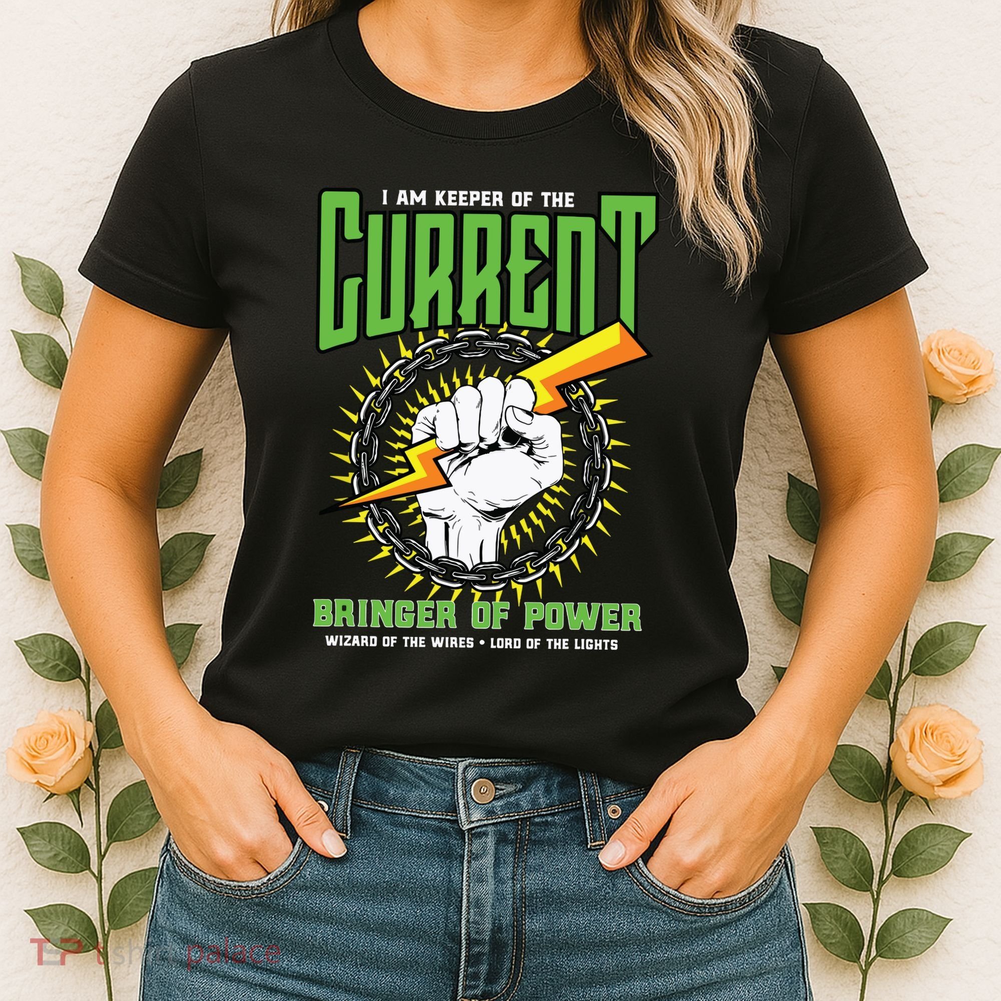Funny Electrician Gift Electrical Engineer Lineman Women's T-Shirt