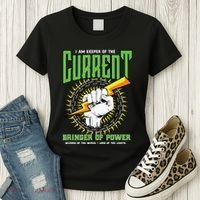 Funny Electrician Gift Electrical Engineer Lineman Women's T-Shirt thumb 3