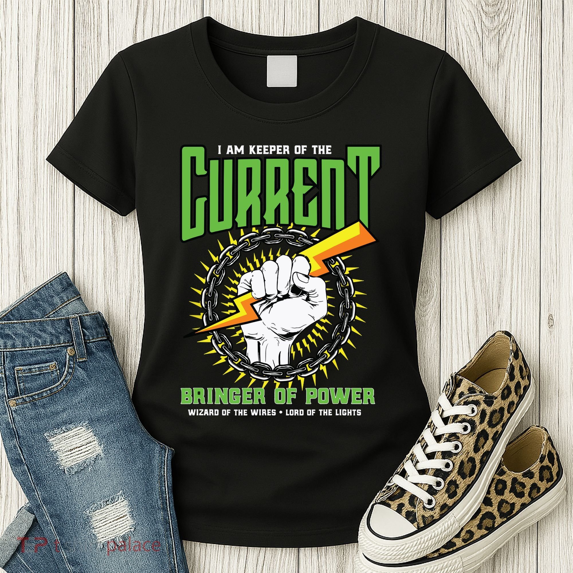Funny Electrician Gift Electrical Engineer Lineman Women's T-Shirt