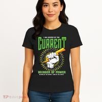 Funny Electrician Gift Electrical Engineer Lineman Women's T-Shirt thumb 4