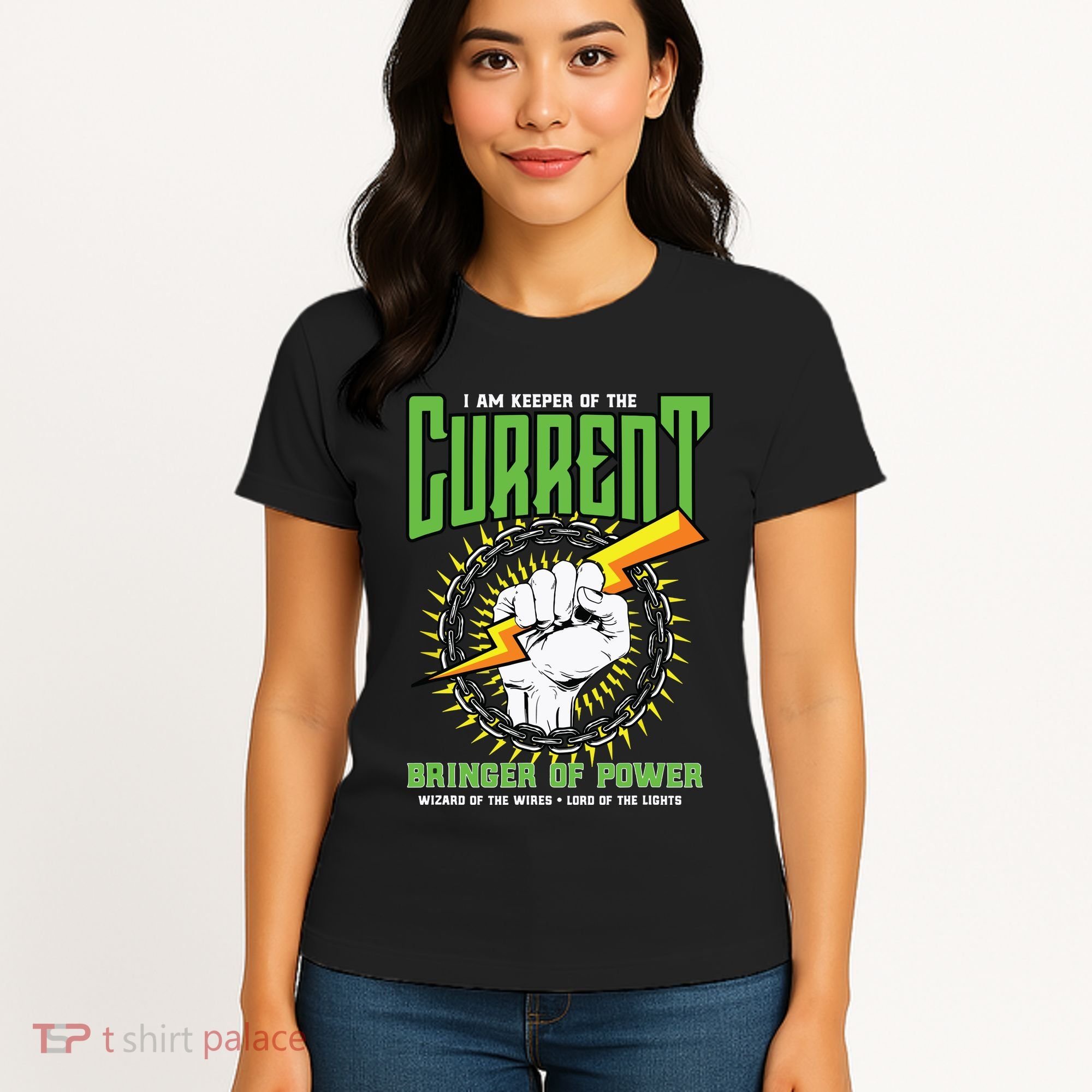 Funny Electrician Gift Electrical Engineer Lineman Women's T-Shirt
