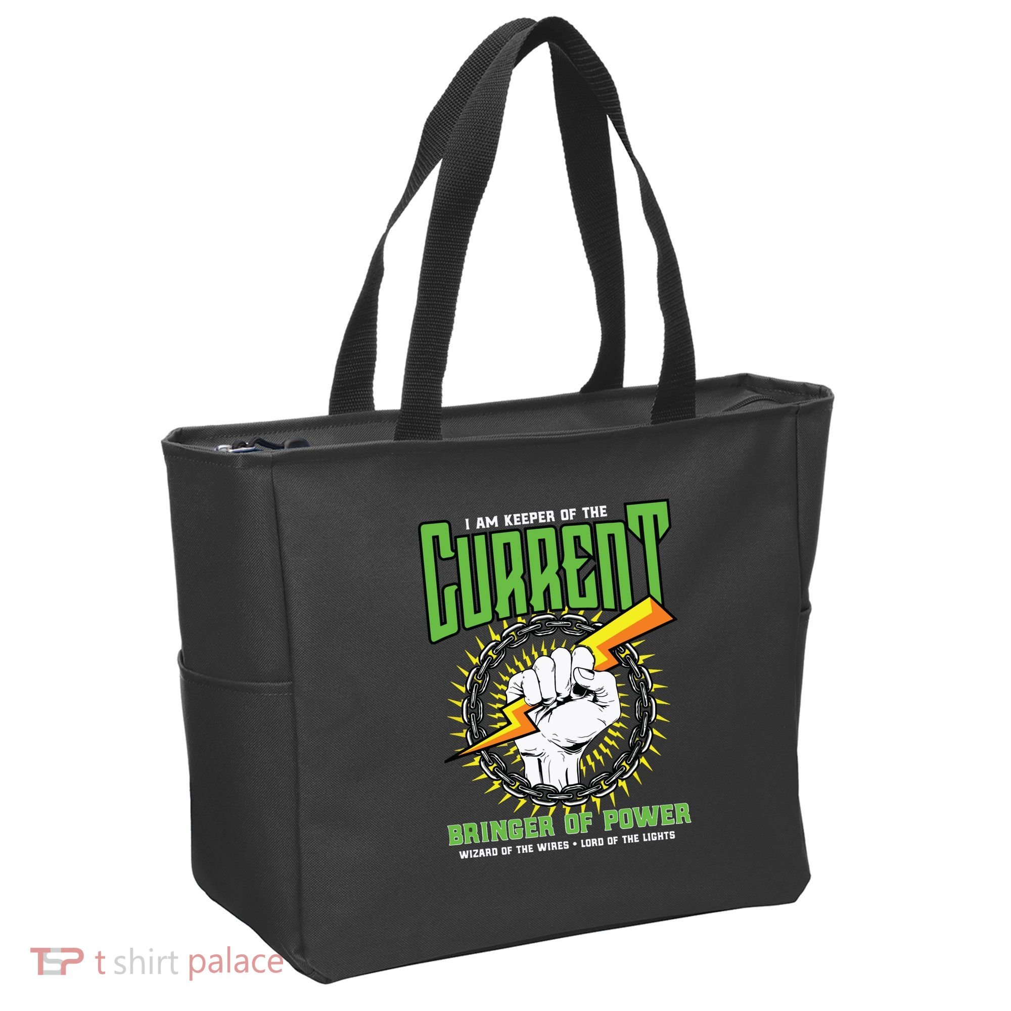 Funny Electrician Gift Electrical Engineer Lineman Tote Bag