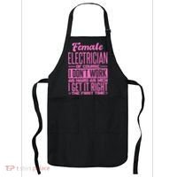 Female Electrician Get It Right The First Time Apron thumb 0