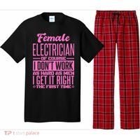Female Electrician Get It Right The First Time Pajama Set thumb 0