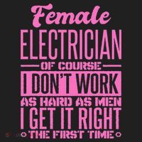 Female Electrician Get It Right The First Time Tumbler thumb 3
