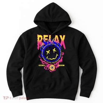 Flaming Emoji Globe Eyeball Smoke Hoodie