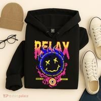 Flaming Emoji Globe Eyeball Smoke Hoodie thumb 4