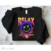 Flaming Emoji Globe Eyeball Smoke Sweatshirt thumb 2