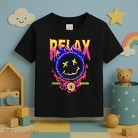 Flaming Emoji Globe Eyeball Smoke Toddler T-Shirt thumb 3