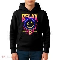 Flaming Emoji Globe Eyeball Smoke Kids Hoodie thumb 4