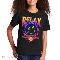 Flaming Emoji Globe Eyeball Smoke Kids T-Shirt thumb 2