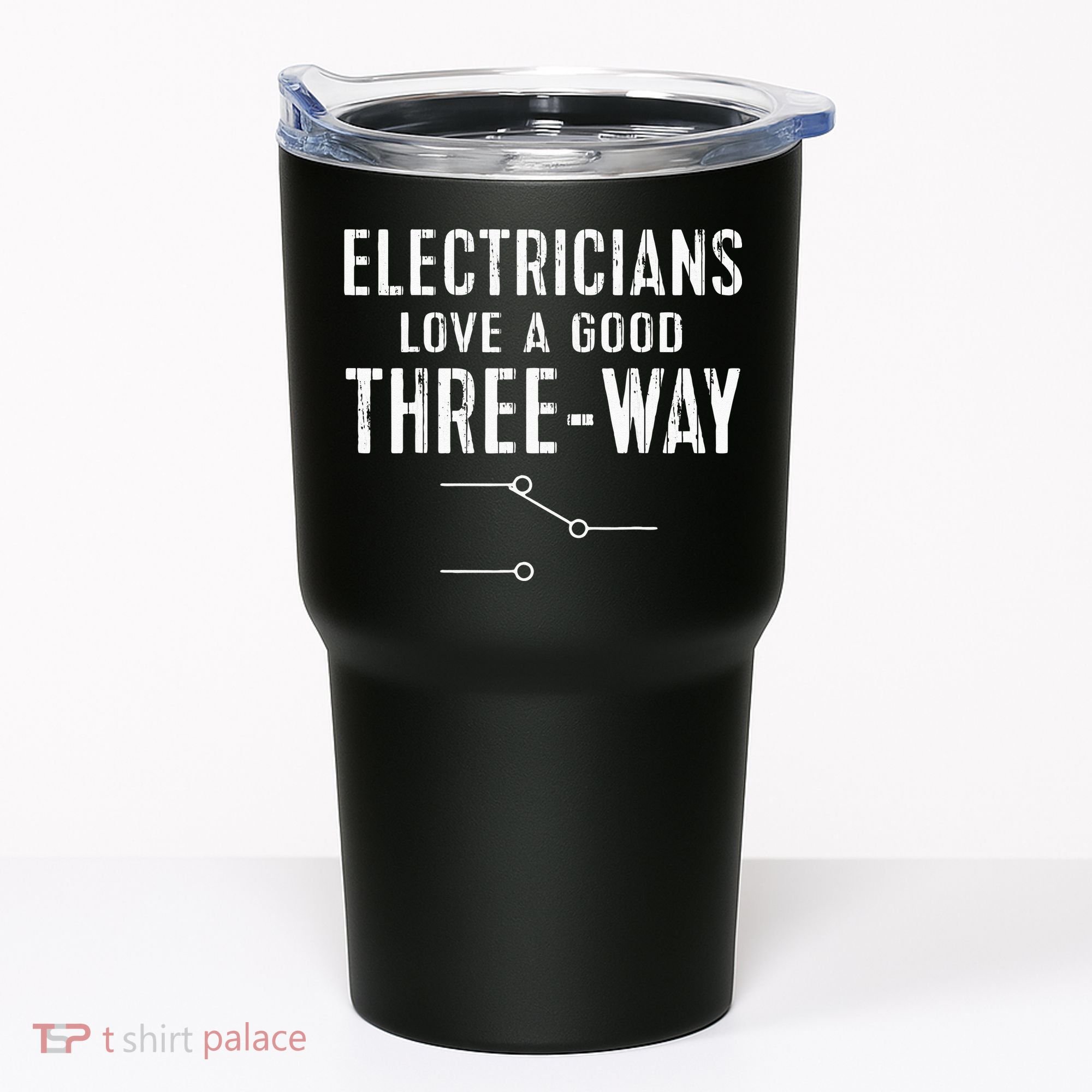 Funny Electrician Gift for Three Way Electrical Engineer Tumbler