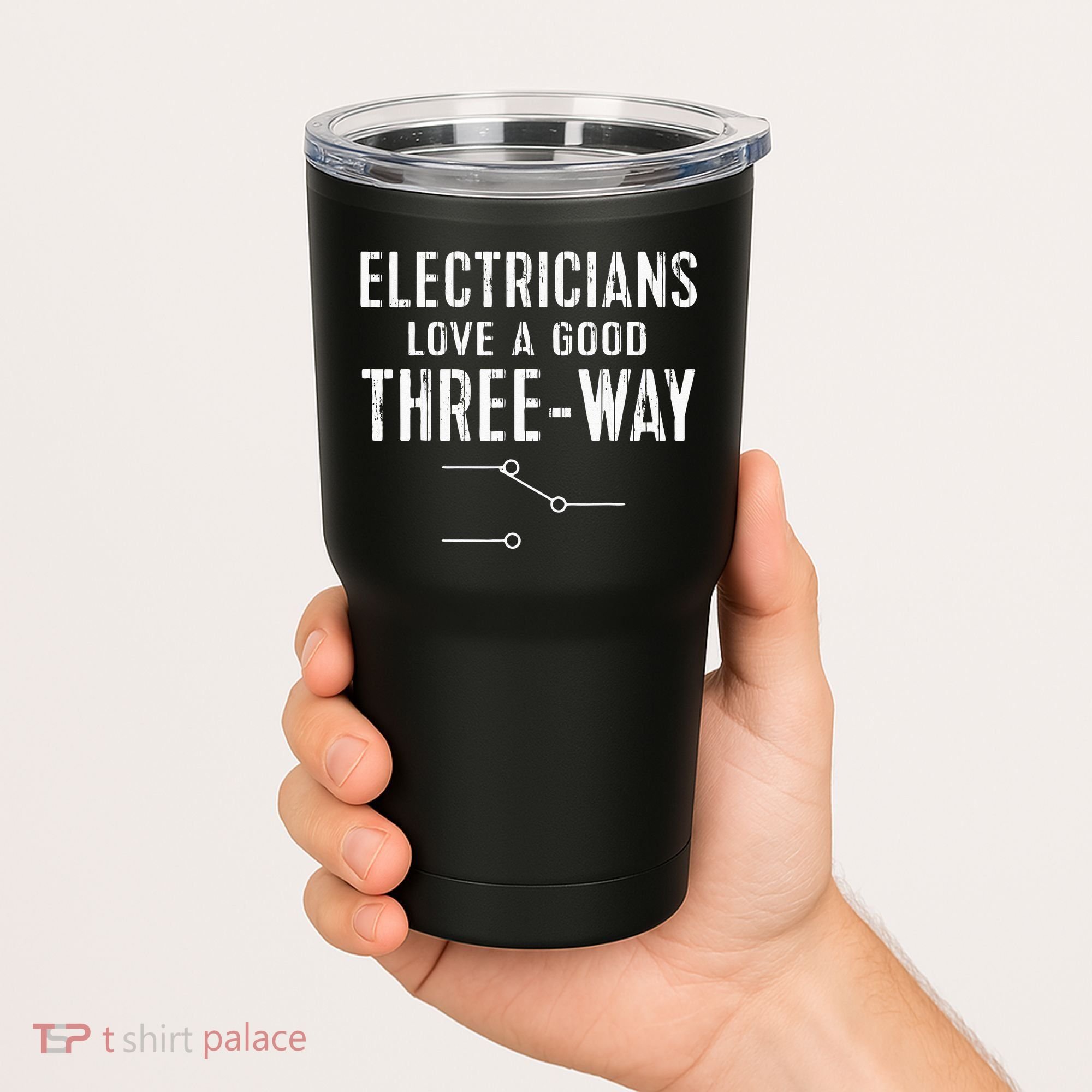 Funny Electrician Gift for Three Way Electrical Engineer Tumbler
