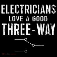 Funny Electrician Gift for Three Way Electrical Engineer Baby Bodysuit thumb 2