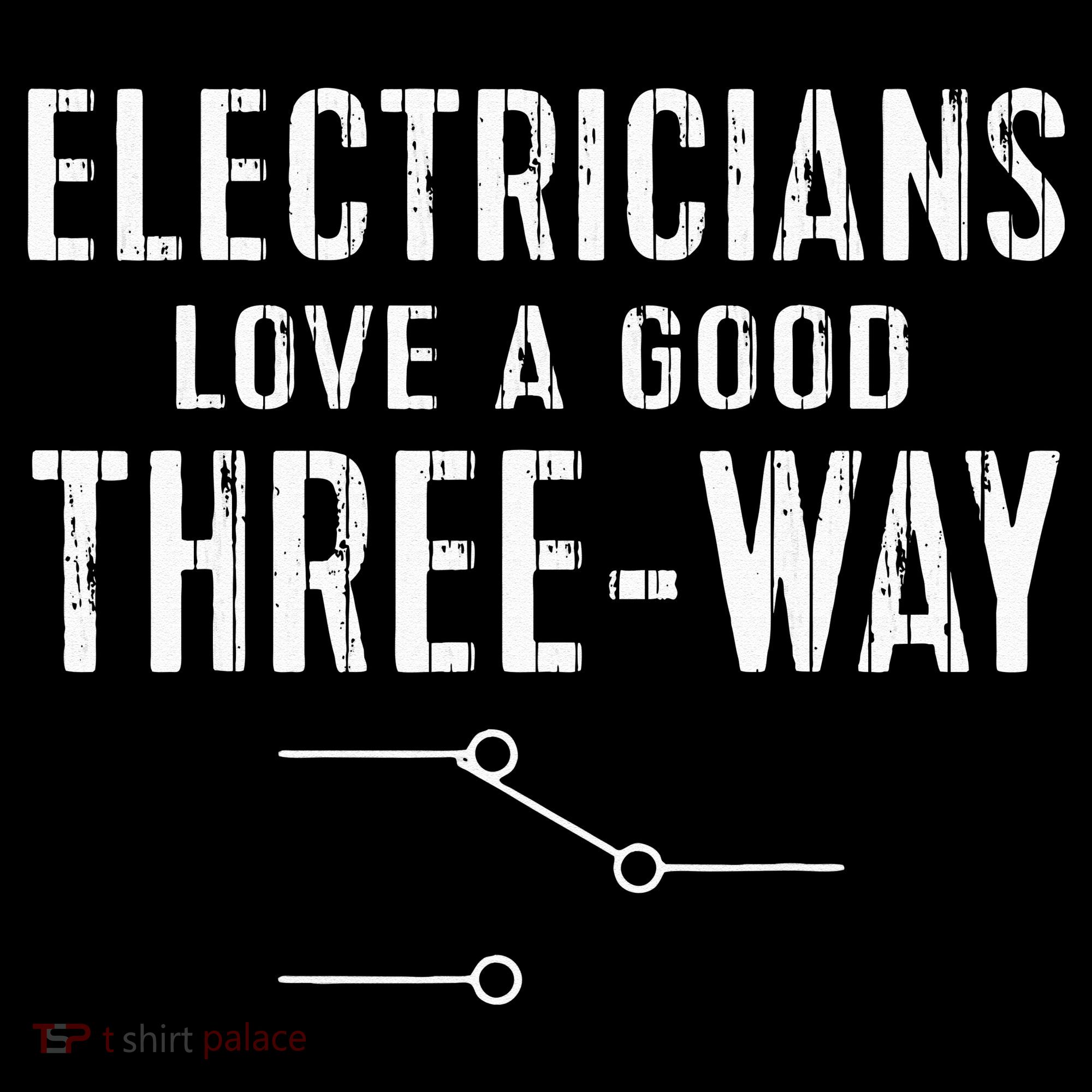 Funny Electrician Gift for Three Way Electrical Engineer Toddler Hoodie