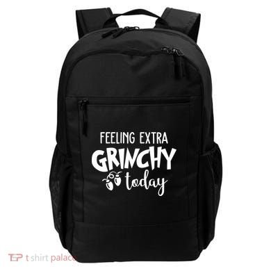 Feeling Extra Grinchy Today Funny Christmas Backpack