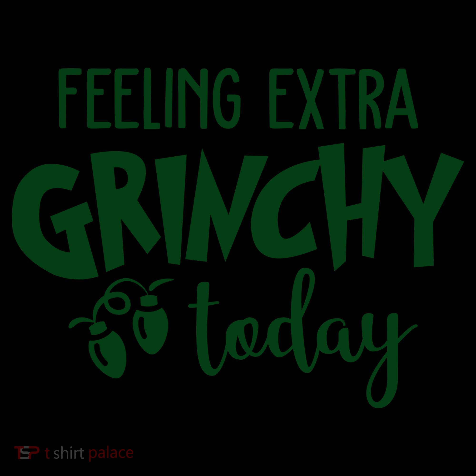 Feeling Extra Grinchy Today Funny Christmas Coffee Mug