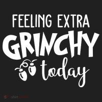 Feeling Extra Grinchy Today Funny Christmas Beanie thumb 2
