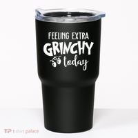 Feeling Extra Grinchy Today Funny Christmas Tumbler thumb 0
