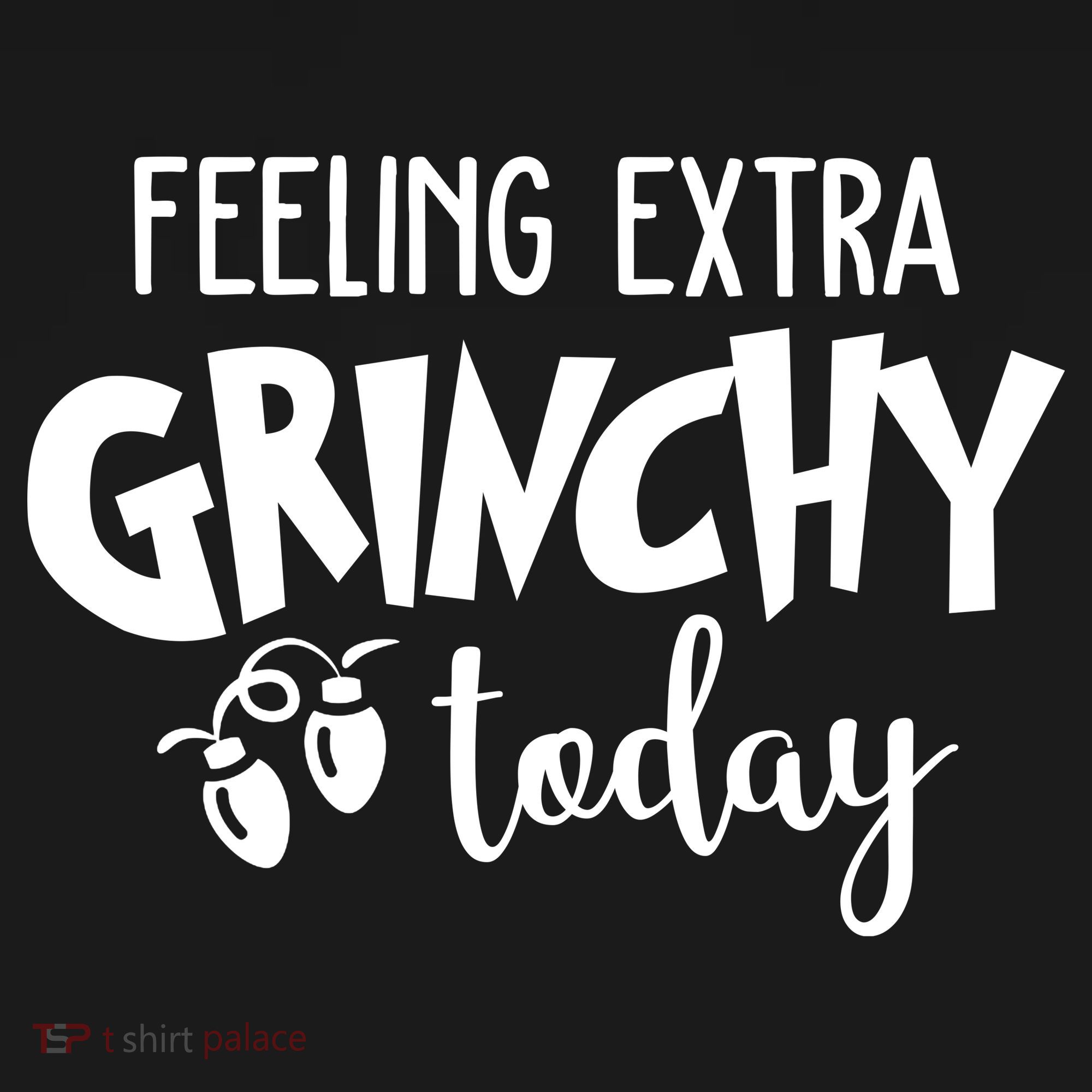 Feeling Extra Grinchy Today Funny Christmas Tote Bag