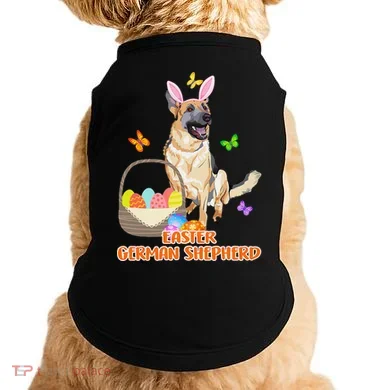 Funny Easter German Shepherd Easter Bunny Dog Doggie Tank