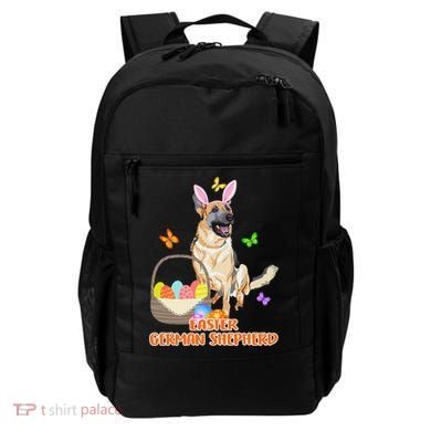 Funny Easter German Shepherd Easter Bunny Dog Backpack
