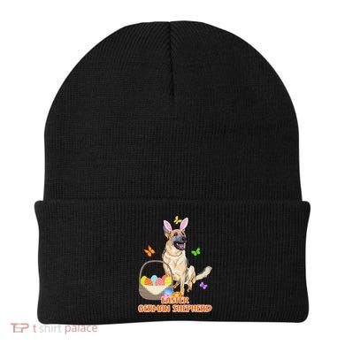 Funny Easter German Shepherd Easter Bunny Dog Beanie