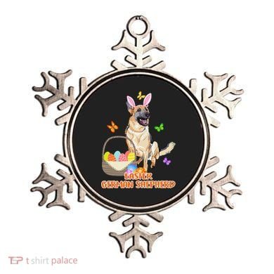 Funny Easter German Shepherd Easter Bunny Dog Ornament