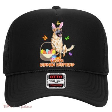 Funny Easter German Shepherd Easter Bunny Dog Hat