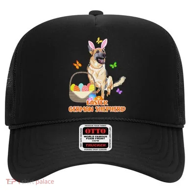Funny Easter German Shepherd Easter Bunny Dog Hat