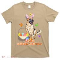 Funny Easter German Shepherd Easter Bunny Dog T-Shirt thumb 0
