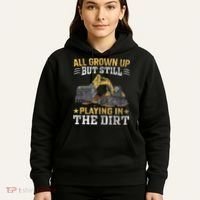 Funny Excavator Heavy Equipment Operator Playing In The Dirt Hoodie thumb 5