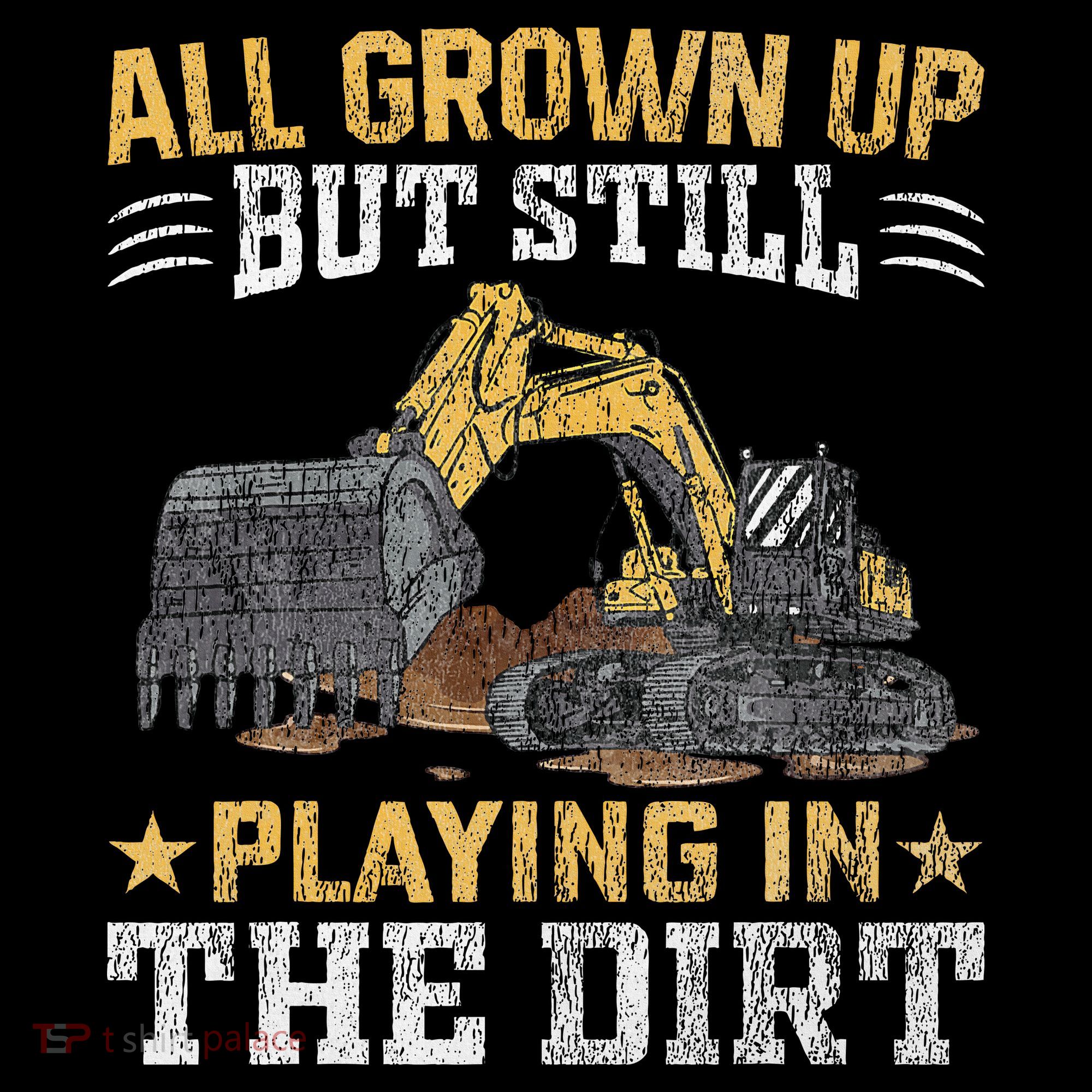 Funny Excavator Heavy Equipment Operator Playing In The Dirt Women's Hoodie