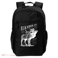 Funny Elk Hunting Elkaholic For Hunters Backpack thumb 0