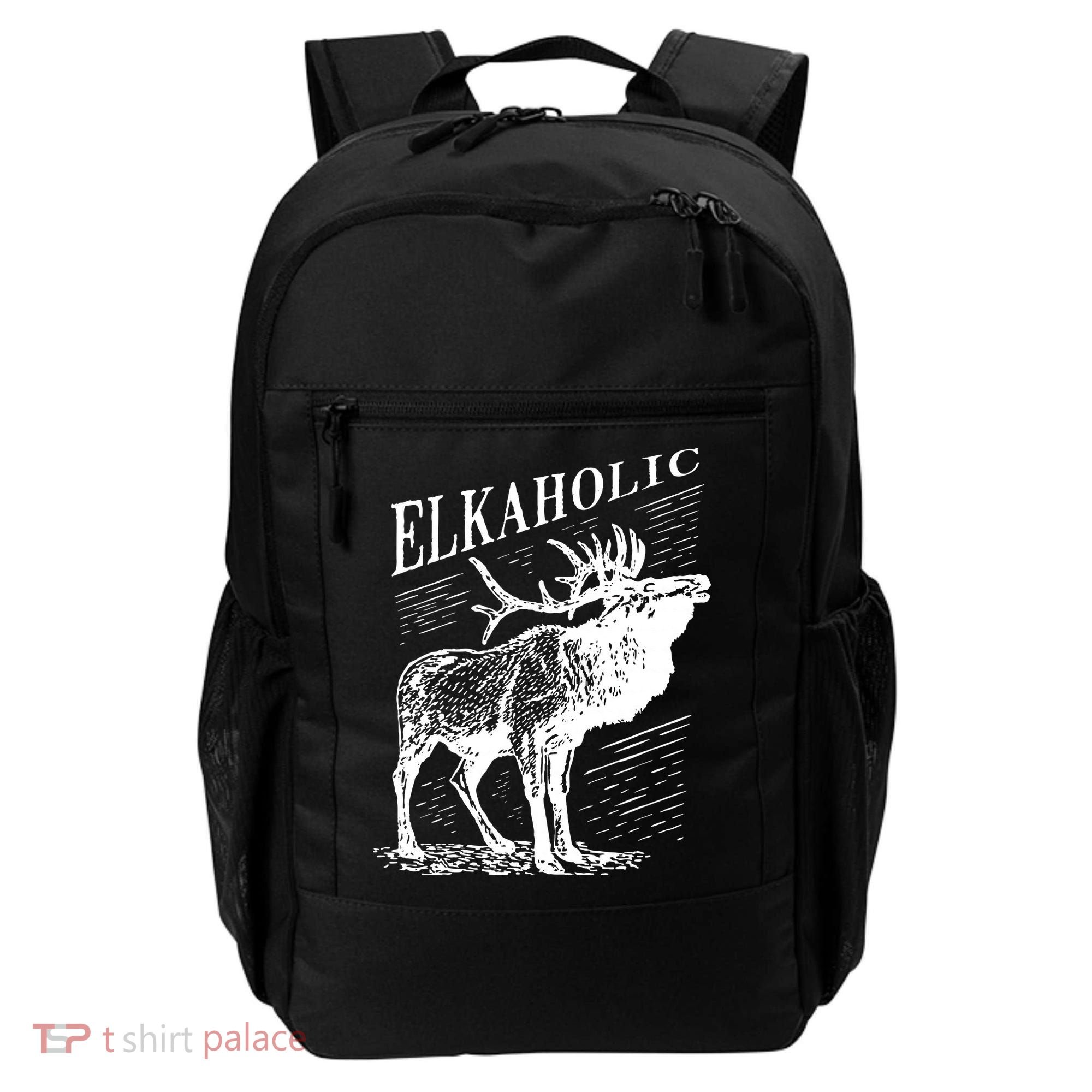 Funny Elk Hunting Elkaholic For Hunters Backpack