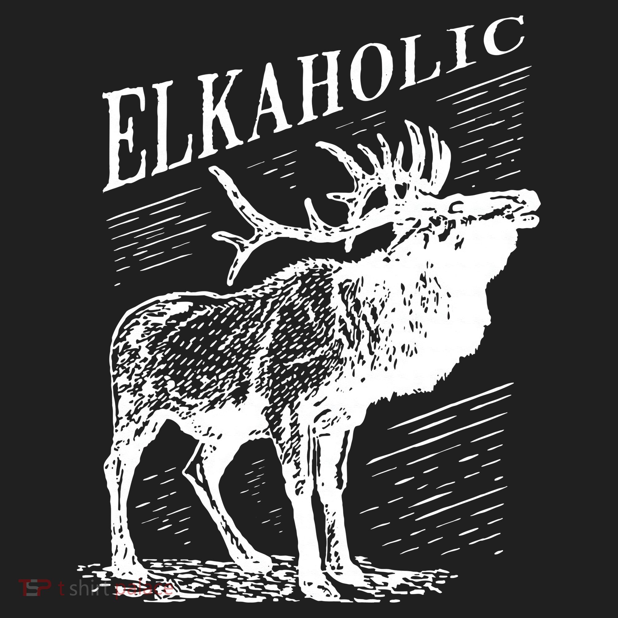Funny Elk Hunting Elkaholic For Hunters Beanie